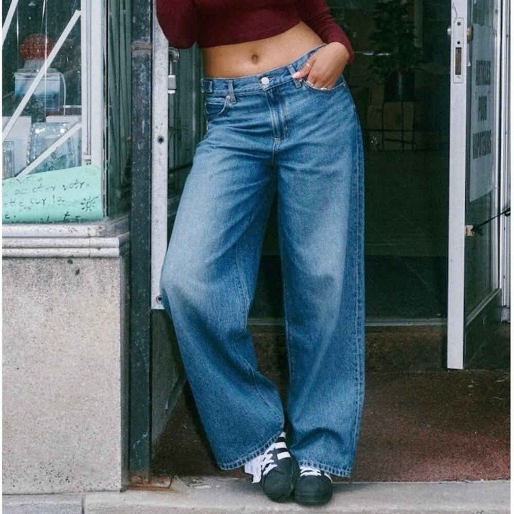 GARAGE Denim Women’s MEGA JEAN Carpenter Style Wide Leg Baggy Fit — Size 03/26
